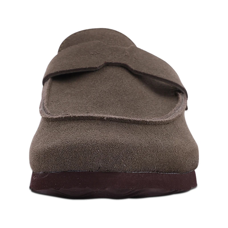 Clogs Liège Suède Unisexe Plage Non-Slip Smile – Mules Outdoor Maison Fashion