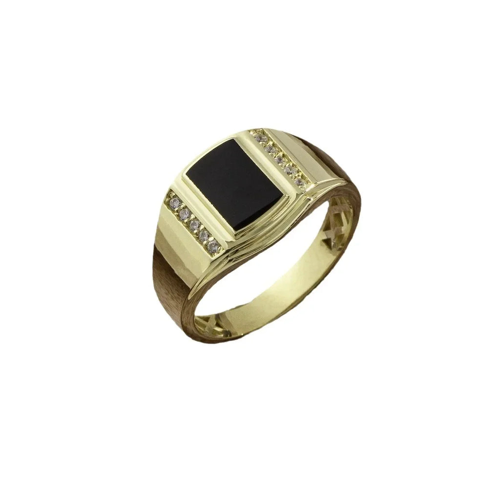 Bague Homme Carrée Fashion Style Européen & Américain – Tendance & Moderne