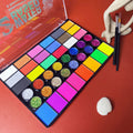Kit Maquillage Artistique 42 Couleurs – Peinture Visage & Corps UV Néon Fluorescent | Festival Halloween Glitter