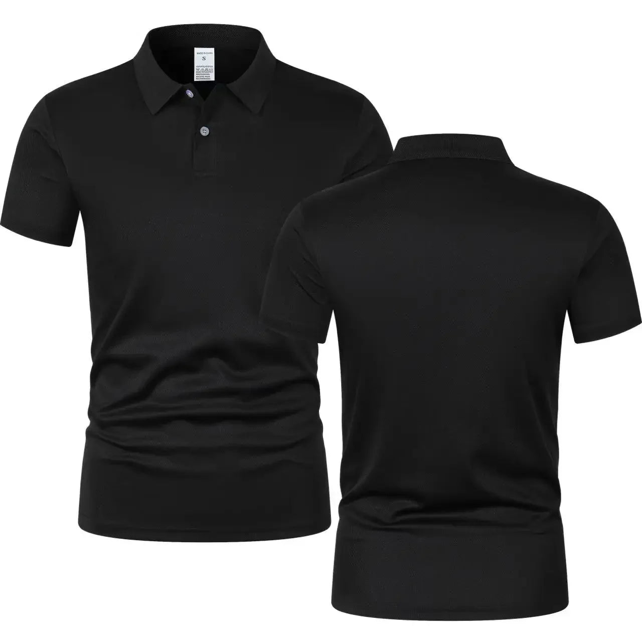 Polo Sport Homme Ultra-Léger Séchage Rapide – Couleur Unie & Anti-Transpiration | Fitness, Gym & Running | Respirant