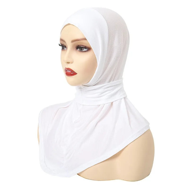Hijab Femme Prêt-à-Porter Classique Bouton-Pression – Couvre-Chef Intégral Foulard & Turban Musulman