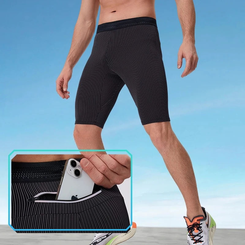 Collant Compression Homme Running & Marathon – Séchage Rapide | Legging Fitness, Musculation & Gym | Maintien & Performance
