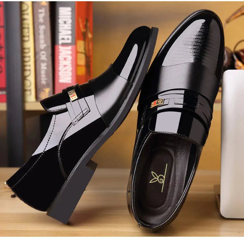 Chaussures Cuir Business Rehaussantes Homme – Formal Casual Automne Confortables
