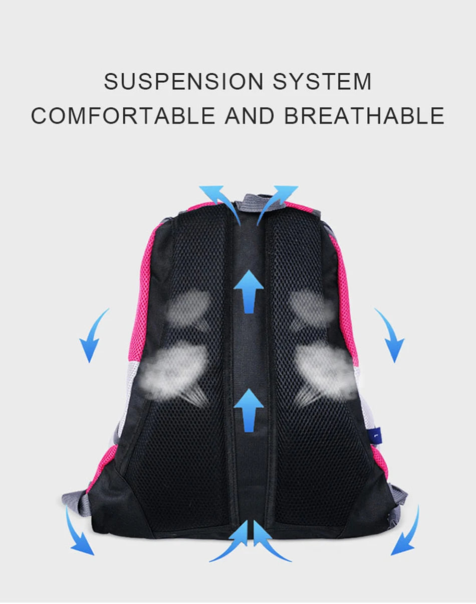 Sac à Dos Transport Chien Chat Randonnée – Respirant Réglé Bandes Réfléchissantes Sécurité