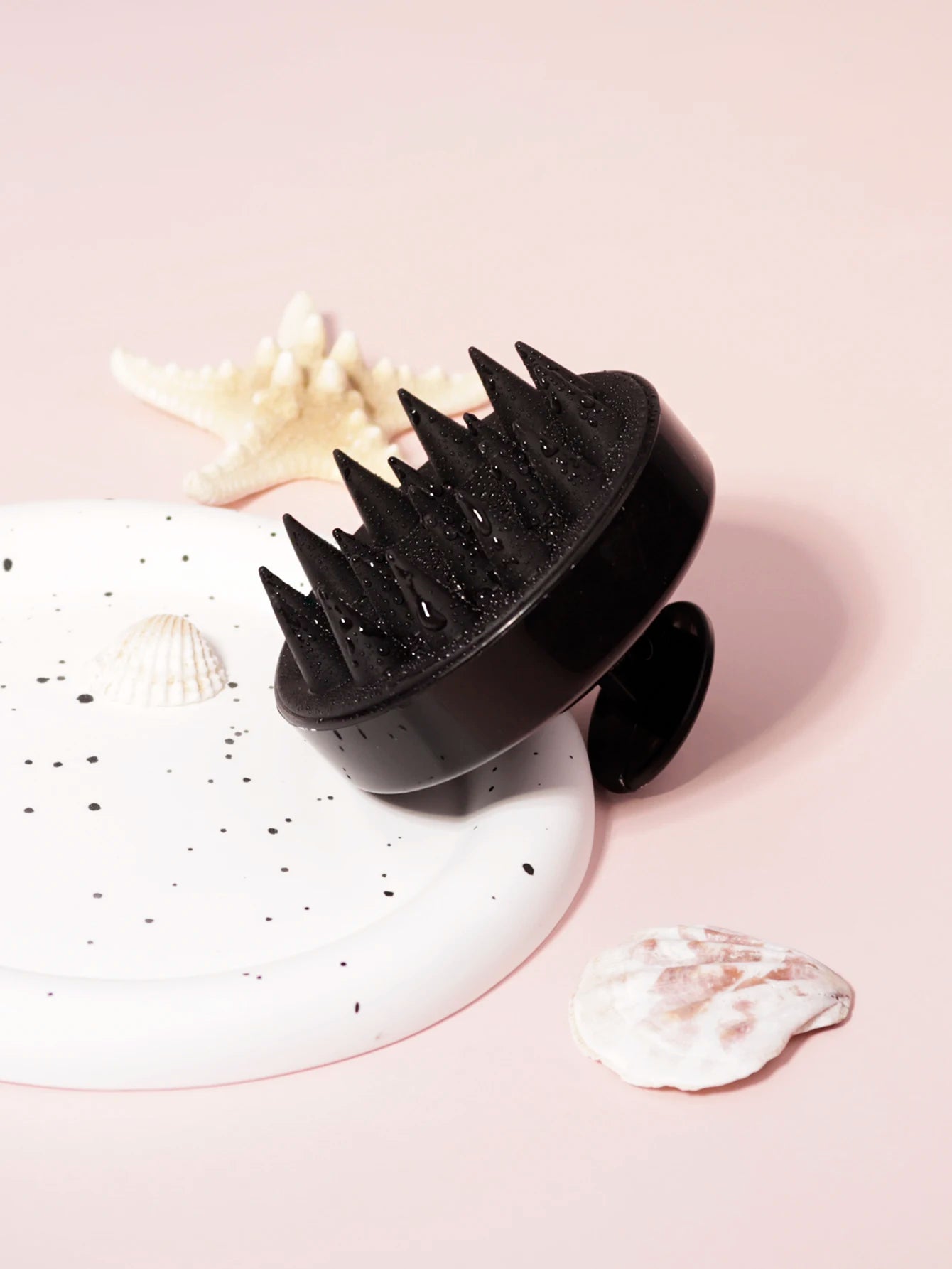 Brosse Massante Cuir Chevelu en Silicone - Anti-Pellicules & Croissance Capillaire