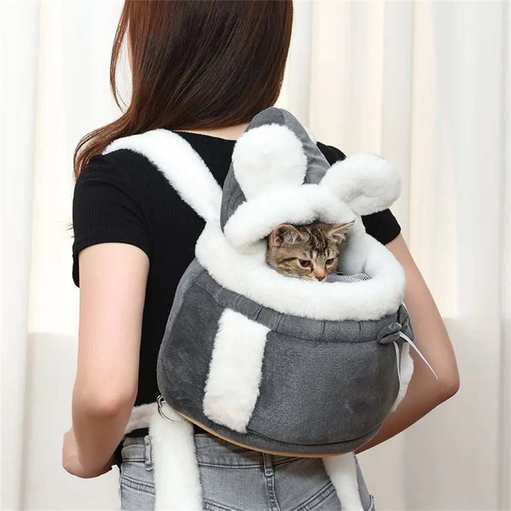 Sac à Dos Transport Chien Chat Hiver Chaud – Sac Porteur Chihuahua Yorkshire Petit Chien Voyage Outdoor