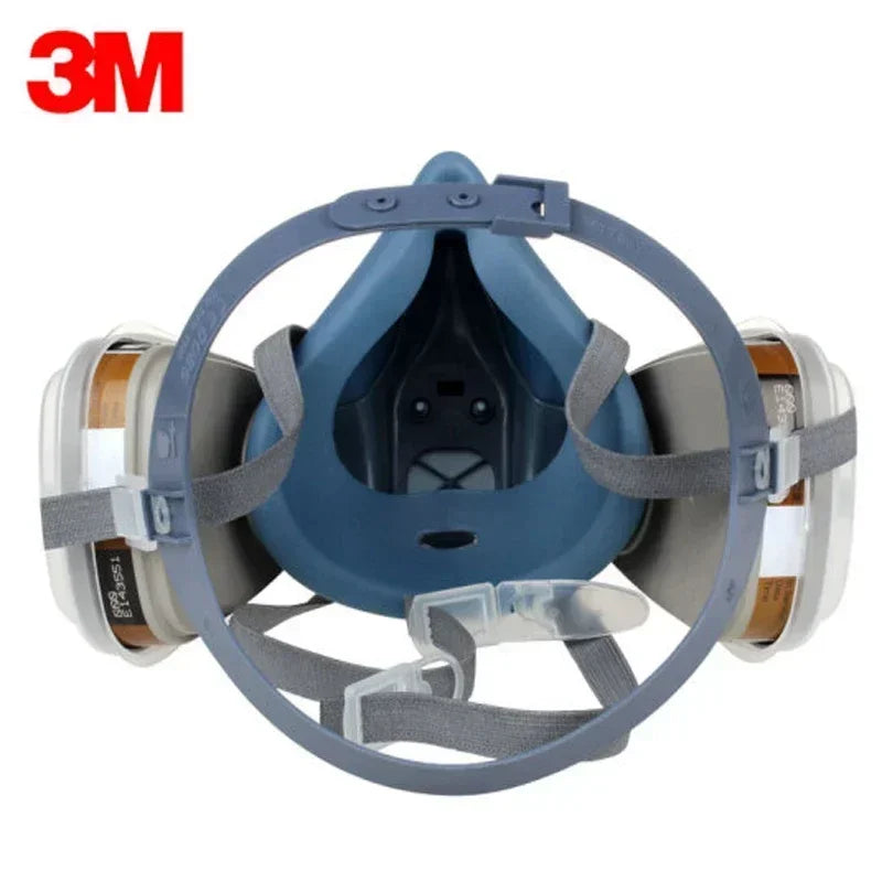 Demi-Masque Respiratoire 3M 7502 – Anti-Gaz, Poussières & Vapeurs Chimiques | Peinture, Industrie & Bricolage | Filtres 501/5N11/6001CN