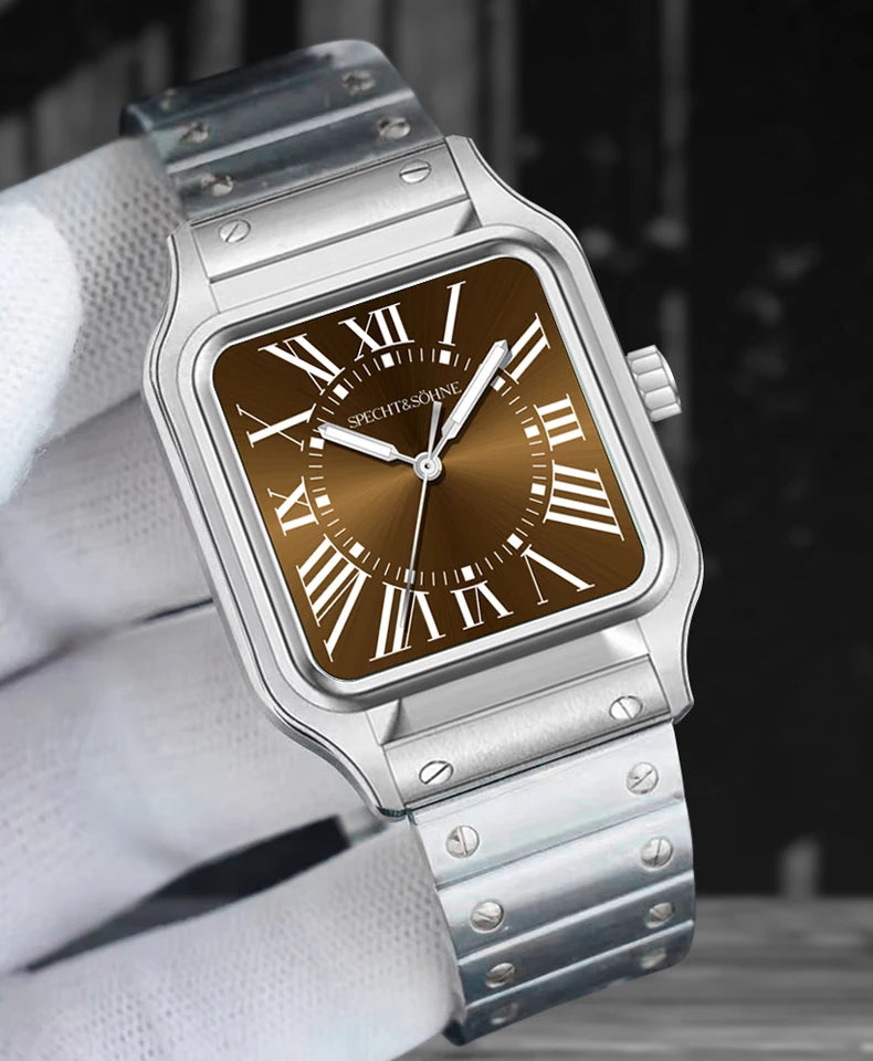 Montre Unisexe Specht & Söhne Luxe 34mm Quartz – Ultra-Fine Saphir Acier Étanche 50M