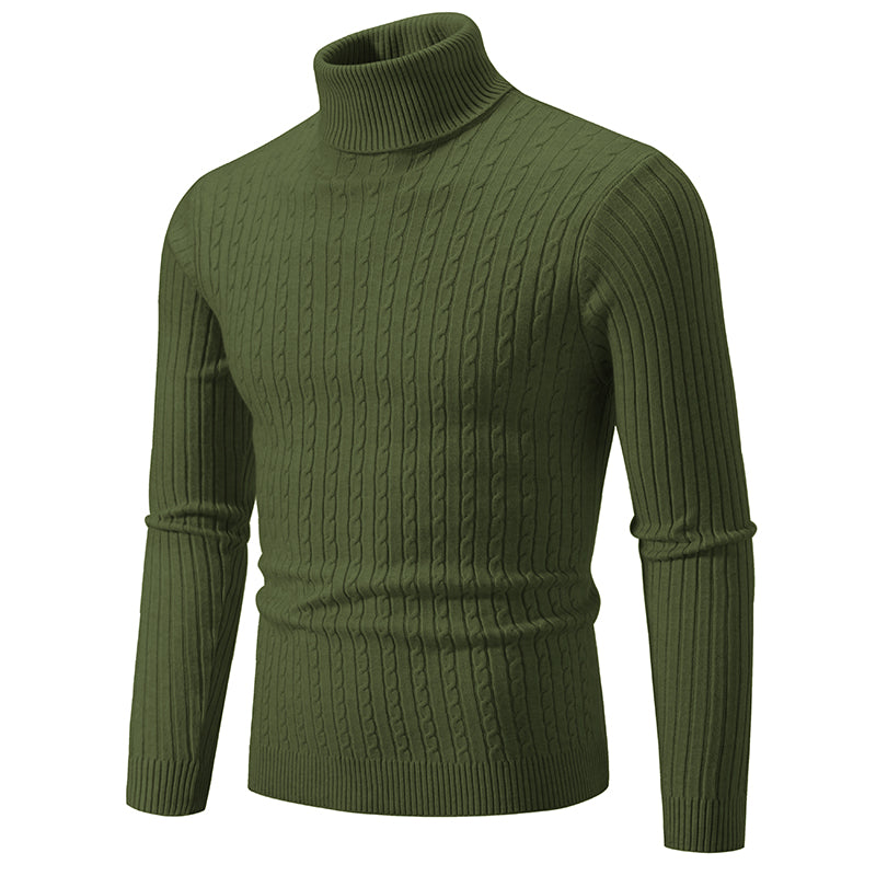 Herren Rollkragenpullover Gestrickt Wolle Warm Winter Uni Casual Outdoor Bequem Weich Elegant Zeitlos – Premium Rollkragenpullover Winter | Premium Herrenmode Winter