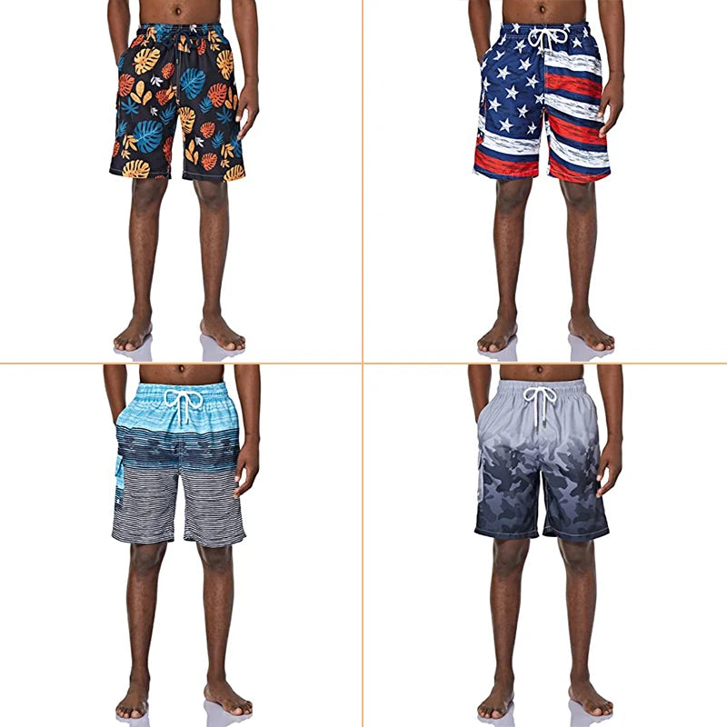 Short de Bain 3D Imprimé Homme Femme – Beach Pants Volleyball Sport Gym Été