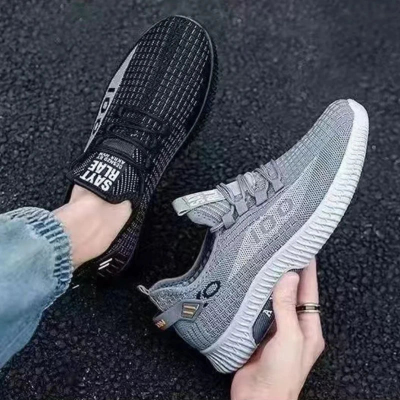 Sneakers Running Homme Semelle Douce Légère – Tennis Casual Sport Printemps Qualité
