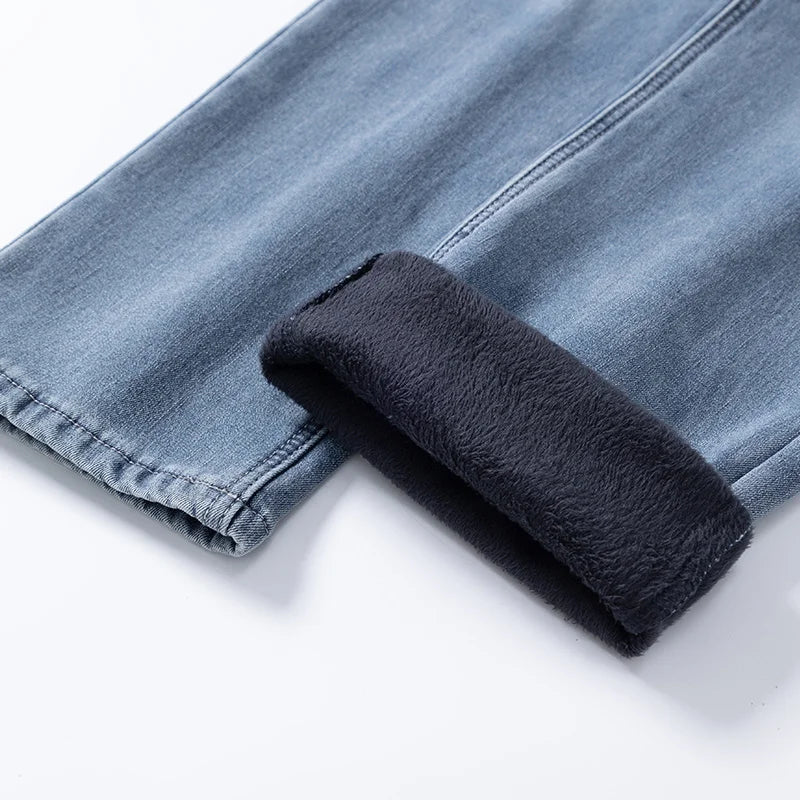 Jean Homme Loose Straight Leg Rétro Lavé Élastique Casual Toutes Saisons Polyvalent Confortable Intemporel Élégant – Jean Loose Premium Straight Leg Rétro | Mode Homme Denim Premium Polyvalent