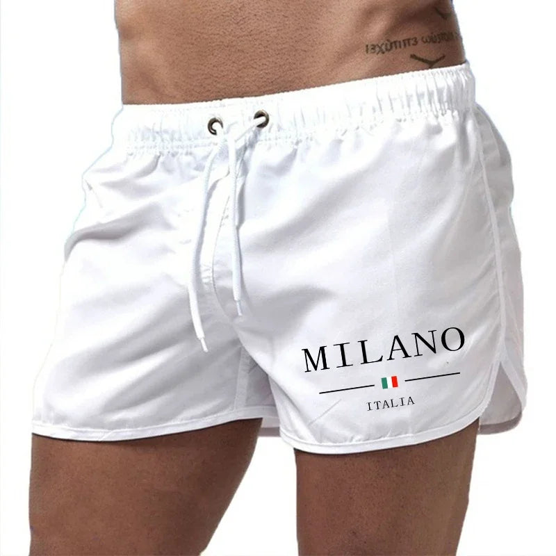 Kurze Herren-Badehose Strand Sommer Bedruckt Urban Schnelltrocknend Leicht Schwimmen Surfen Joggen Lässig Mode Trend – Premium Multifunktions-Boardshorts | Herren-Sommermode Premium