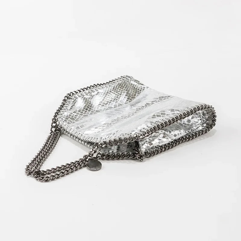 Damen-Handtasche, gesteppt, Kette – Umhängetasche Designer Luxus Chic