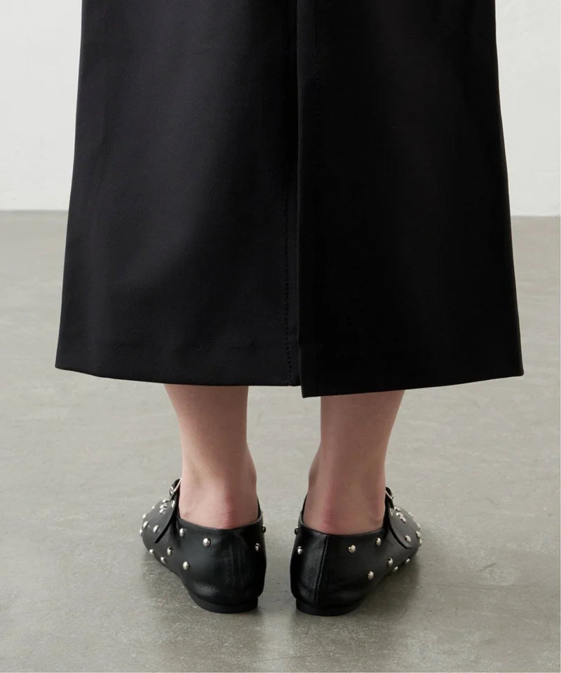 MORAZORA Ballerines Rivets Bout Carré Slip-on – Loafers Femme Noir Rouge Tailles 34-43