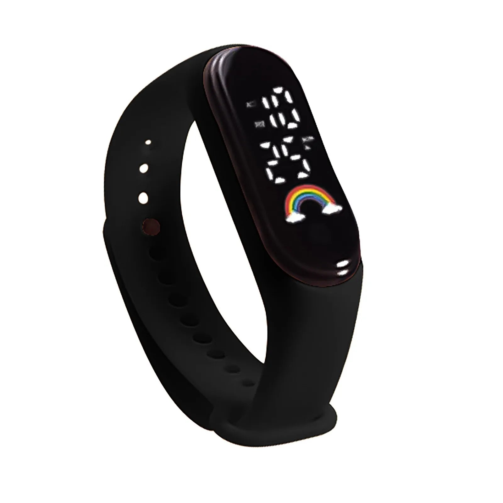 Montre Enfant Fille Garçon LED Tactile Sport – Bracelet Électronique Étanche Tendance 2025