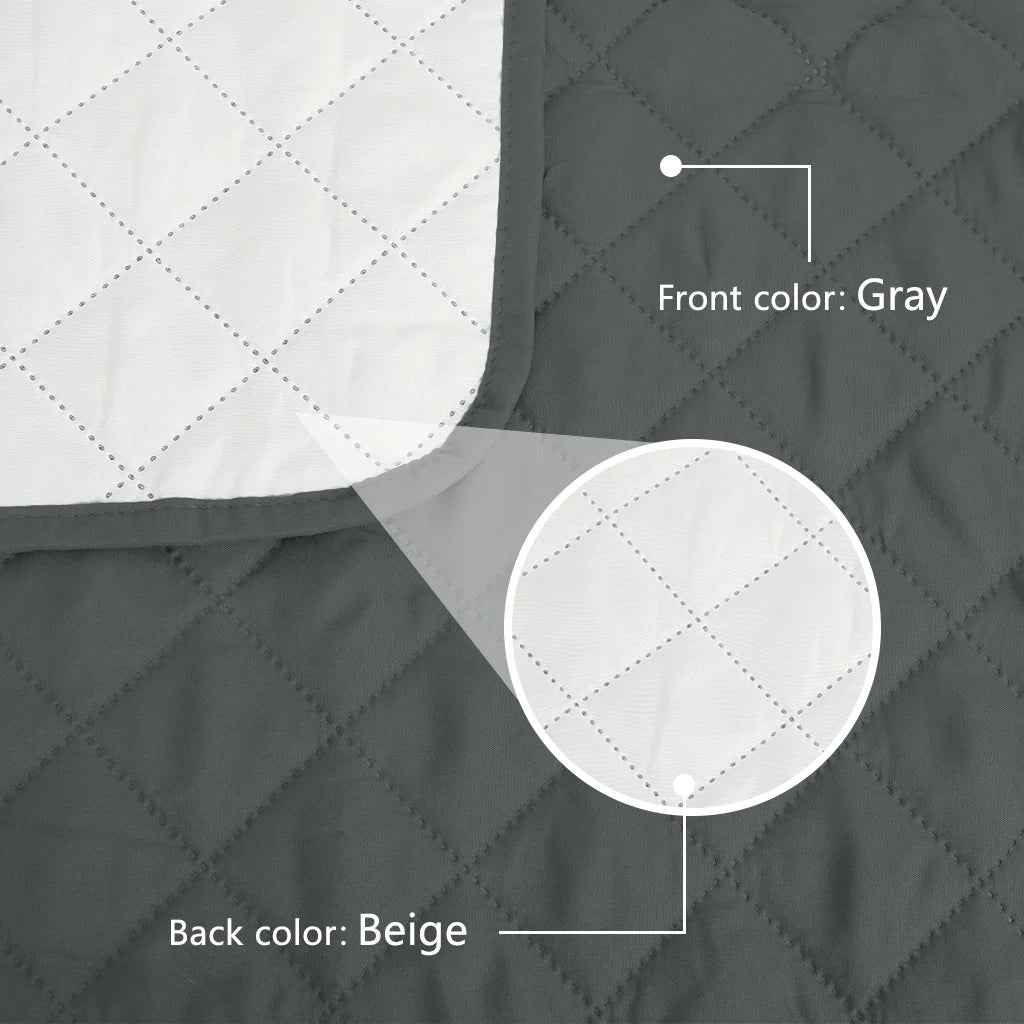 Housse Canapé Matelassée Imperméable Antidérapant Sangles Élastiques – Protège Canapé Lavable Enfants & Animaux | Déco Maison
