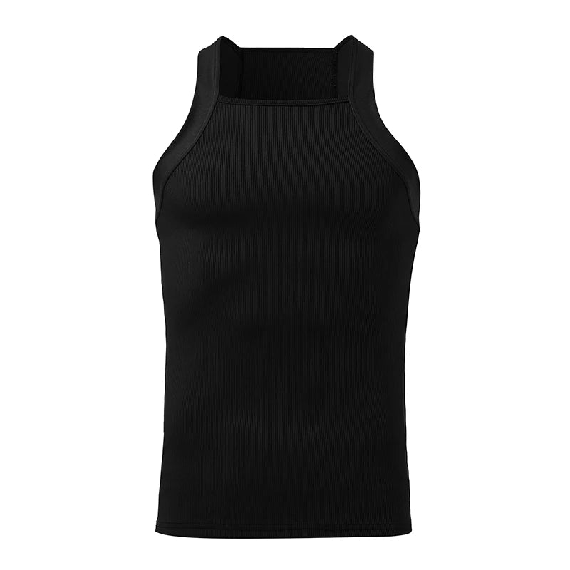 Débardeur Homme Sport Couleur Unie Col Rond Sans Manches Skinny Gym Streetwear Casual Fête S-5XL – Fitness Été | Mode Homme Premium