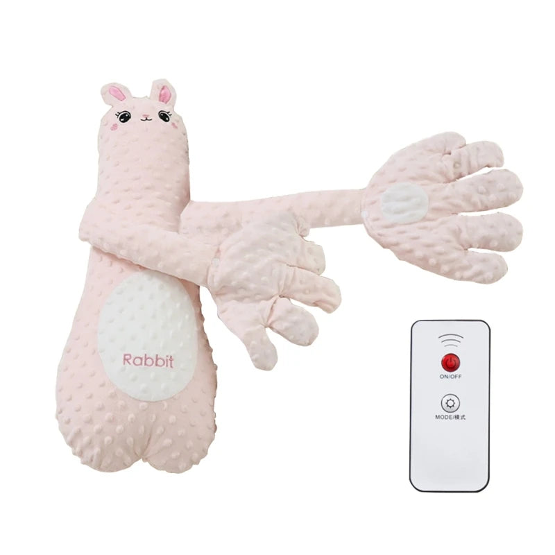 Coussin Tapoteur Bébé Automatique – Oreiller Apaisant Mouvement Doux Sommeil 0-12 Mois