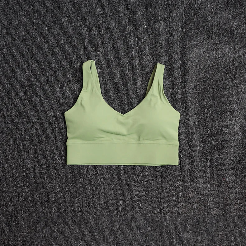 Brassière Sport Femme Dos Nu Sexy – Anti-Choc, Sans Manches | Yoga, Running & Gym | Top Fitness Gainant & Respirant