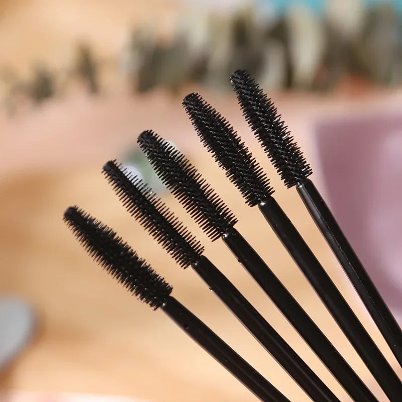 Brosses Silicone Cils Jetables – Lot 50 Pcs | Applicateur Mascara & Extension