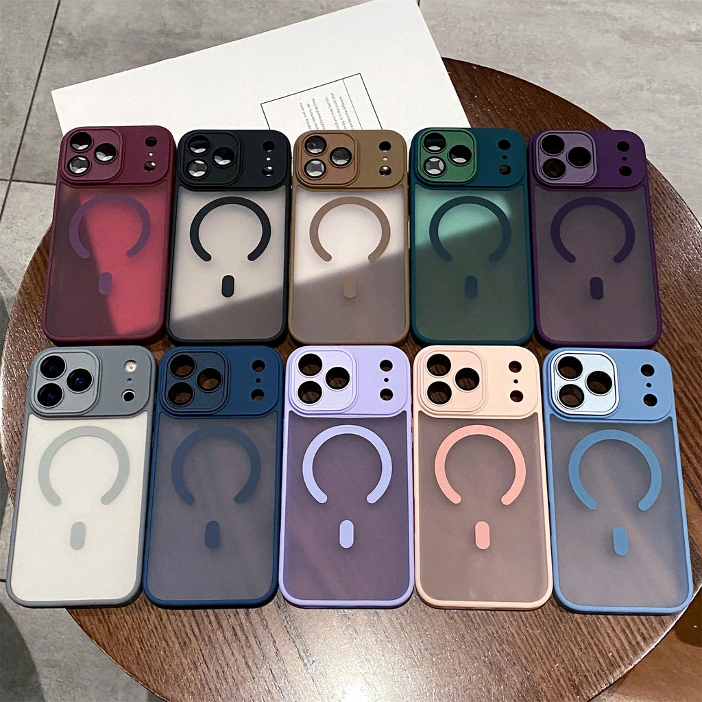 Coque iPhone 17 Pro Max Air Matte Magnétique – Compatible Magsafe iPhone 17 Air 17 Pro