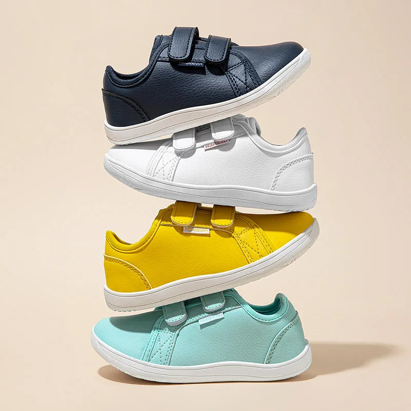 Chaussures Pieds Nus Enfant HOBIBEAR – Sneakers Minimalistes Bout Large Légères Garçon Fille