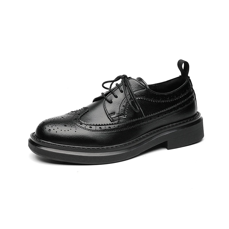 Brogues Oxfords Patent Leather Homme – Lacets Formal Noir Mariage Fête Dress Shoes