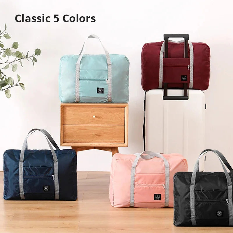 Sac de Voyage Pliable Grande Capacité – Bagage Cabine Vêtements Déménagement Pique-Nique Multifonction