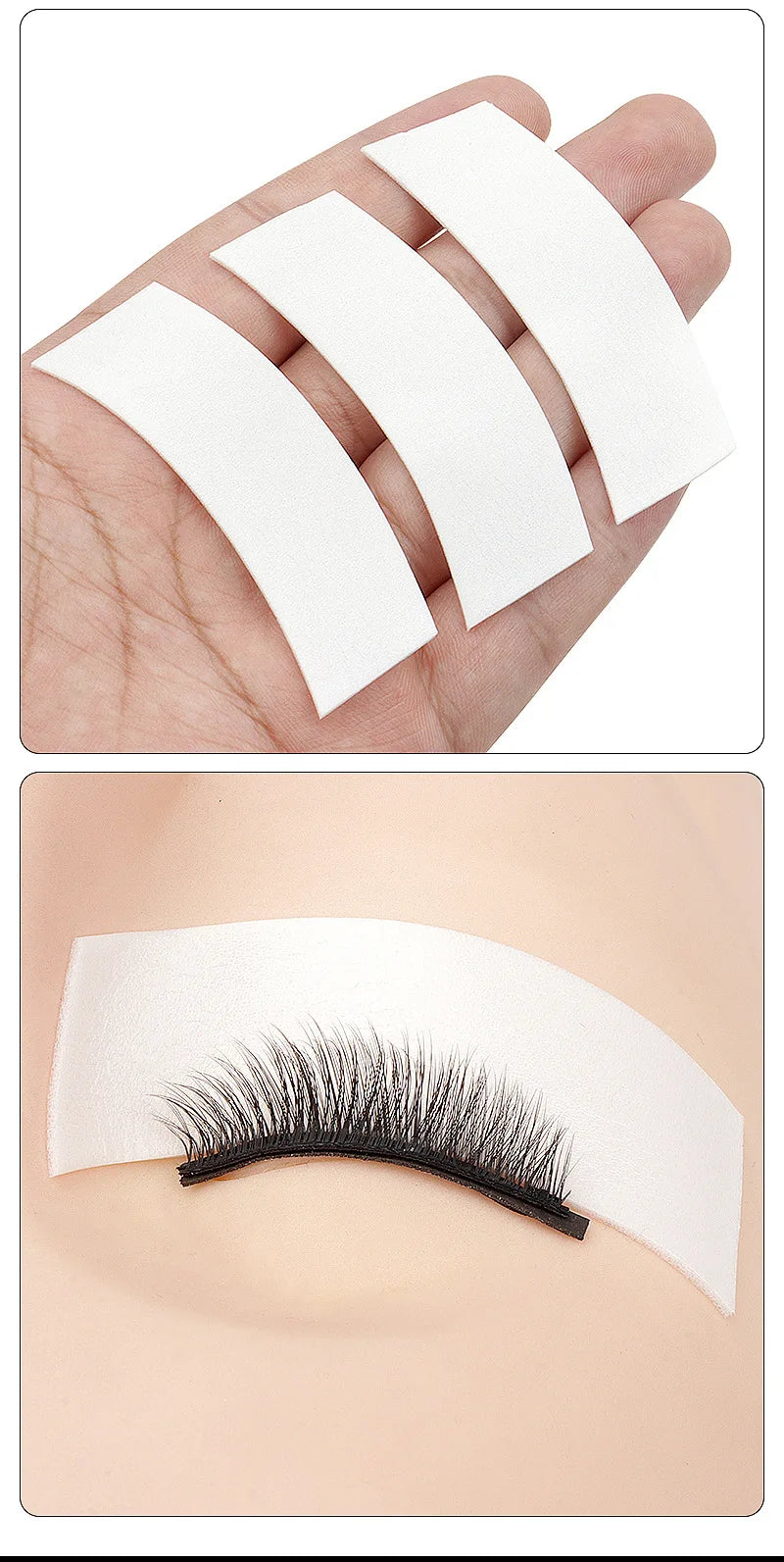 Bandelettes Mousse Sous Cils – Rouleau 110 Pcs | Accessoires Extension & Lift