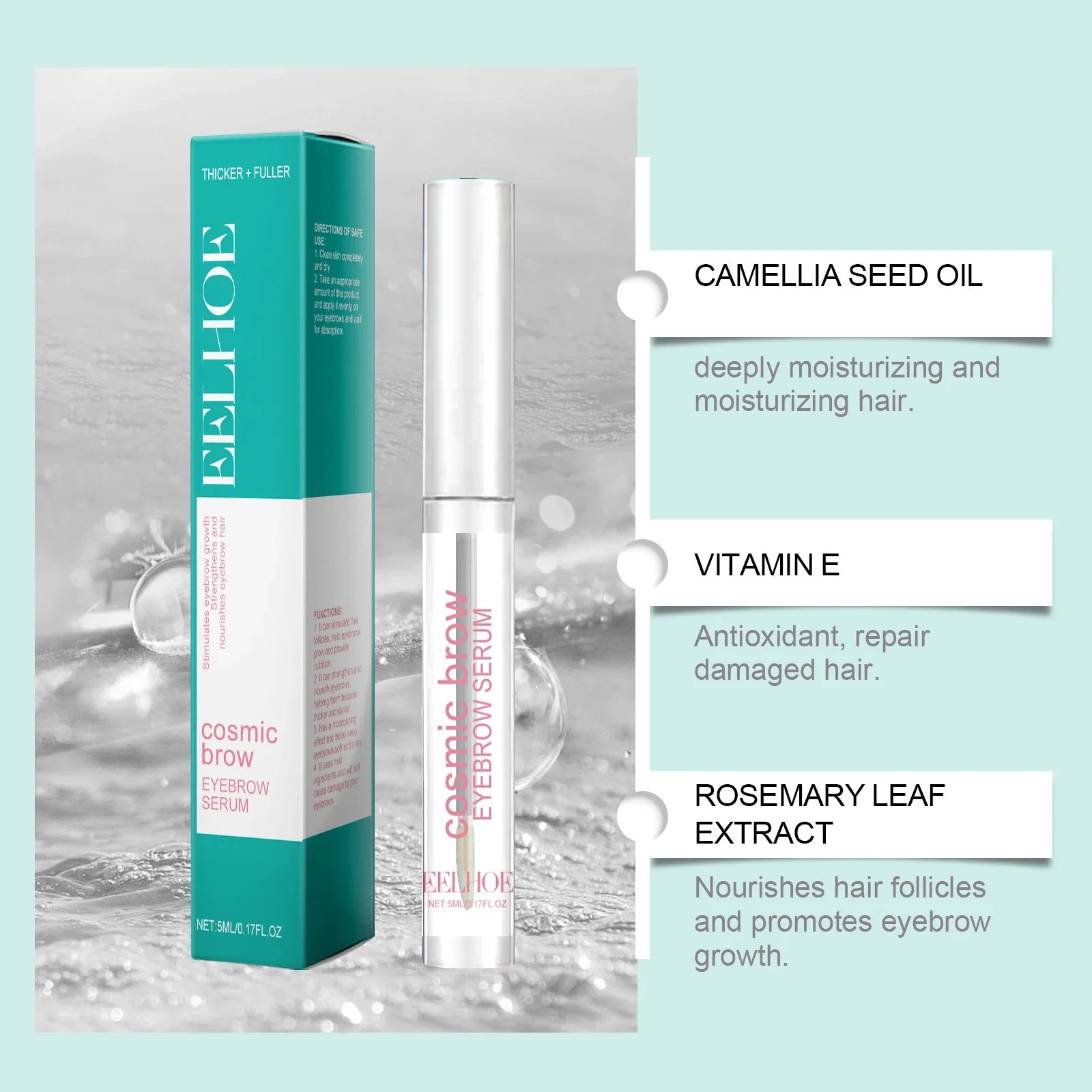 Sérum Croissance Rapide Sourcils & Cils – Anti-Chute & Repousse | Densifiant Naturel