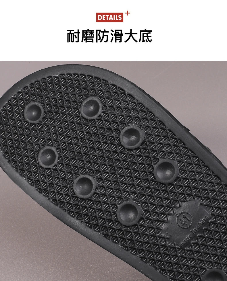 Mules Velcro Homme Légères Plage Grande Taille – Slides Soft Casual Clog Été