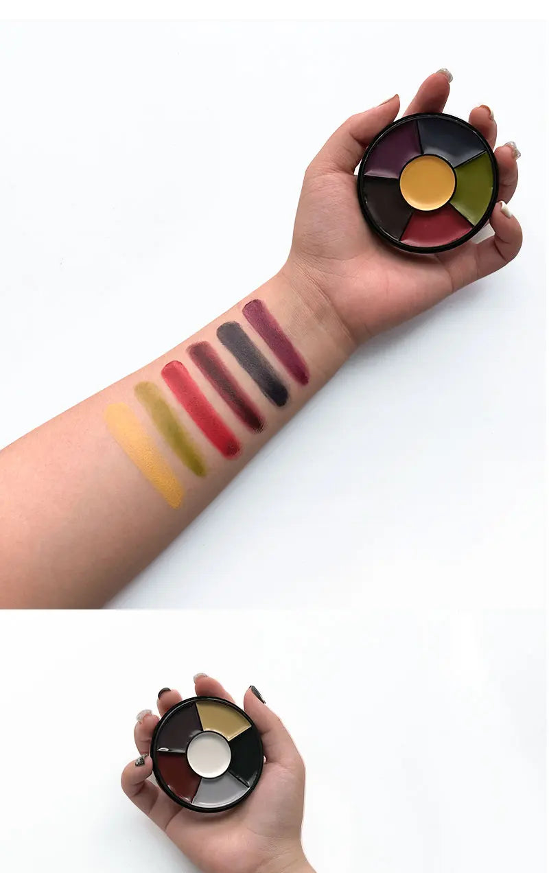 Palette Maquillage SFX 6 Couleurs Bleus & Ecchymoses – Zombie Réaliste Visage & Corps | Maquillage Halloween Costumes