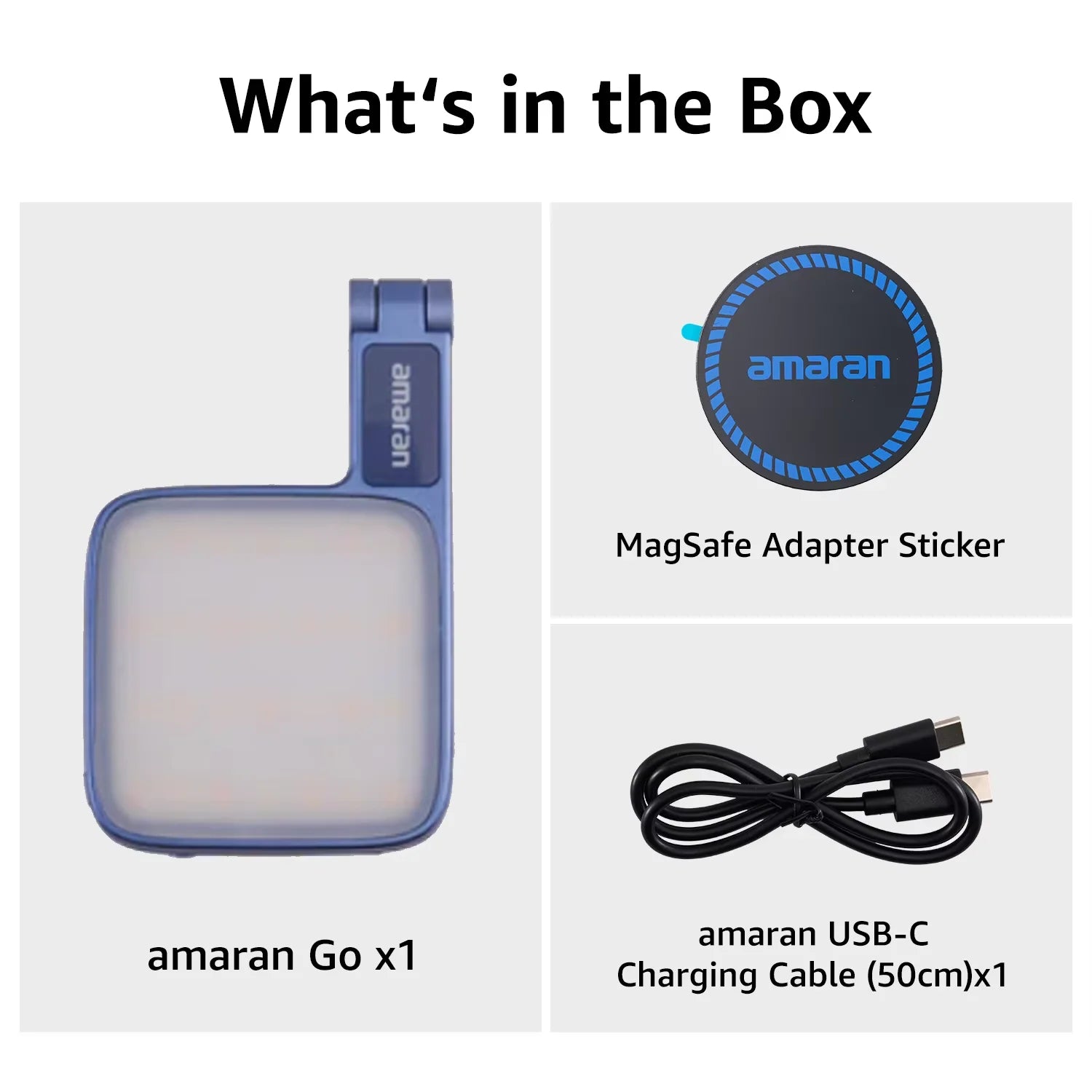 Lampe Selfie Magnétique amaran Go – Rechargeable Portable avec Miroir | Maquillage, Vidéo & TikTok