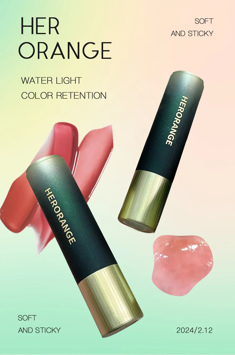 Gloss Jelly Chocolat Brun – Stylo Miroir Nacré Waterproof | Lèvres Hydratées & Brillantes