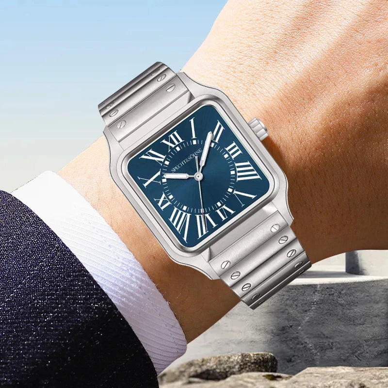Montre Unisexe Specht & Söhne Luxe 34mm Quartz – Ultra-Fine Saphir Acier Étanche 50M