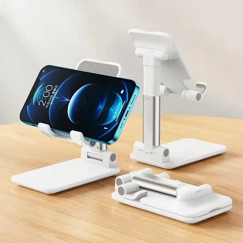 Support Téléphone & Tablette Bureau Pliable Réglable – Universel | Smartphone, iPad & PC