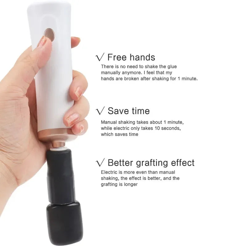 Agitateur Électrique Colle Cils – Mixeur Vernis à Ongles, Encre Tatouage & Pigments | Outil Maquillage Professionnel