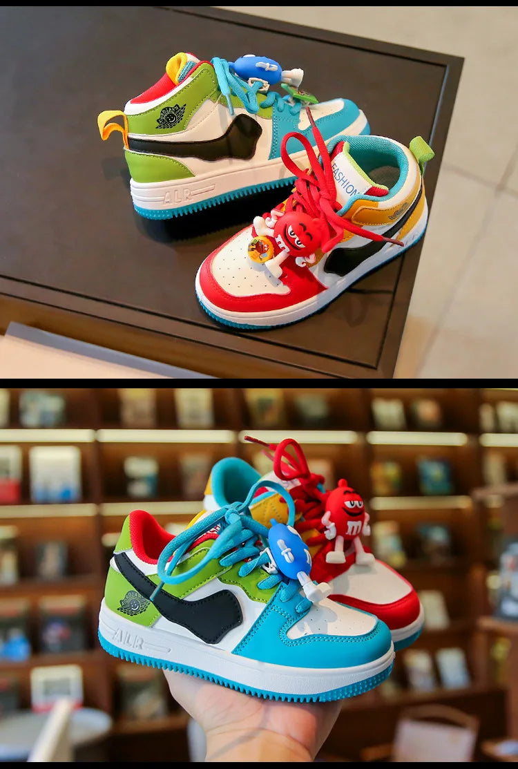 Baskets Enfant 4 Saisons – Chaussures Sport Basketball Garçon Fille Toutes Saisons