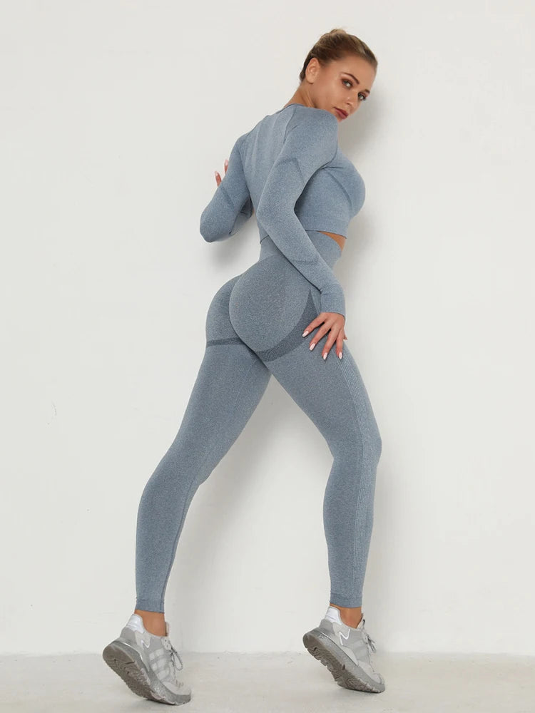 Legging Sans Coutures Taille Haute Push-Up Femme – Gainant, Sexy & Confortable | Gym, Fitness & Sport
