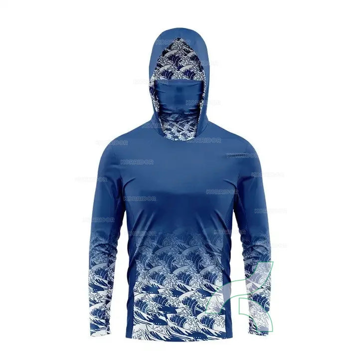 HUK Performance Fischerhemd Langarm – UV-Schutz, Kapuze & schnelltrocknend