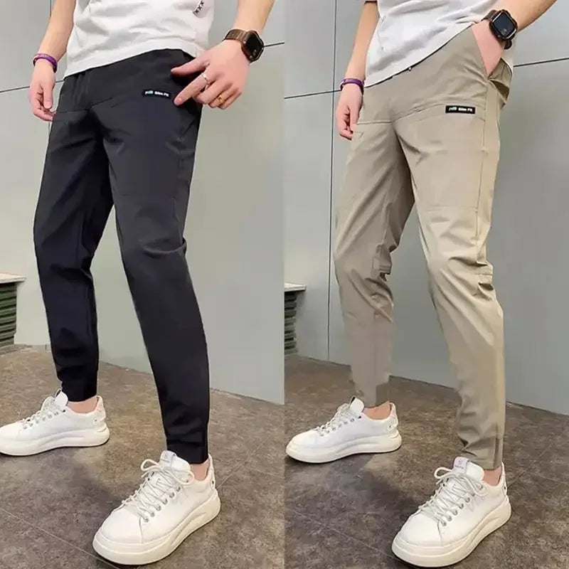 Pantalon Cargo Homme Multi-Poches Stretch – Jogging Slim Casual Outdoor Travail