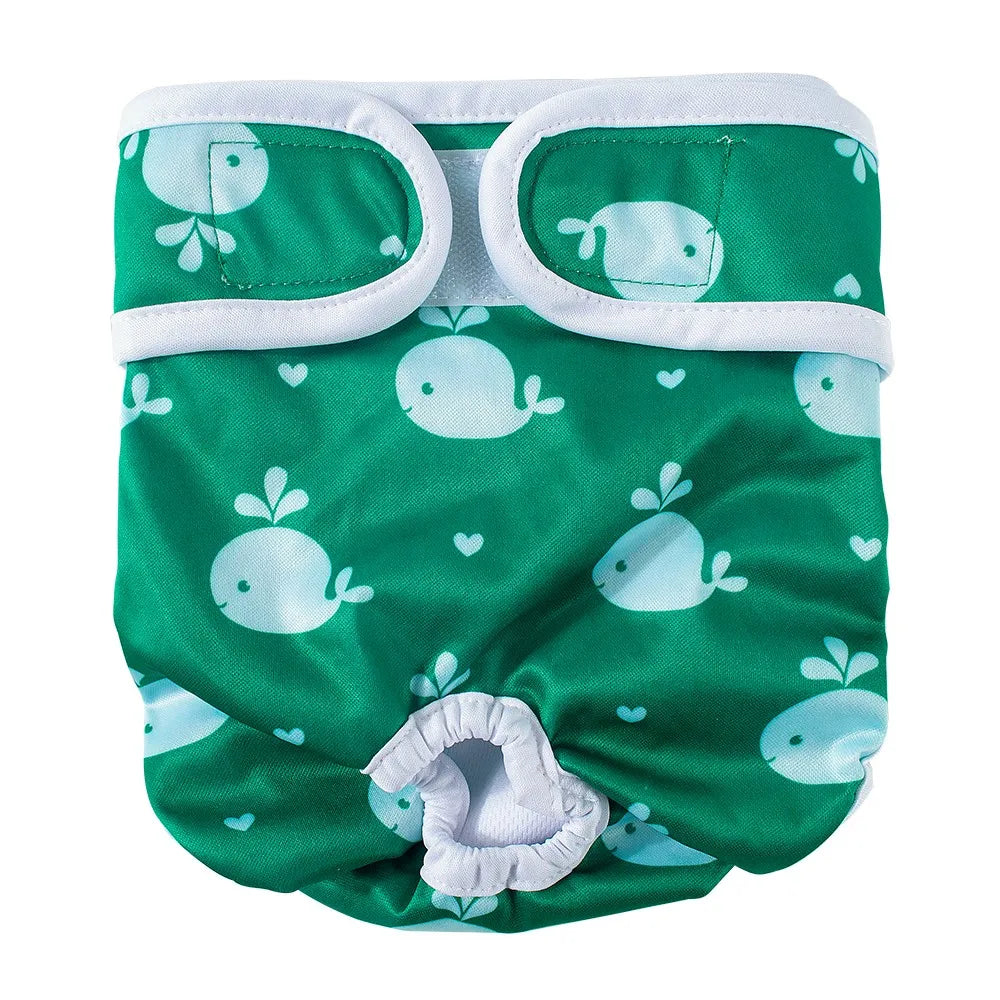 Couche Chienne Lavable BIAI – Culotte Physiologique Étanche Soie Glacée Douce Réutilisable