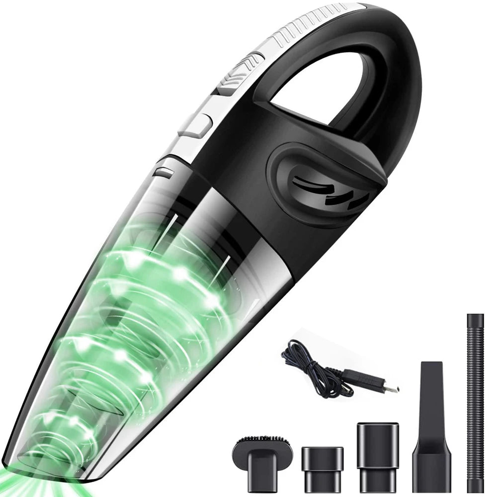 Aspirateur Portable Sans Fil USB Poils d'Animaux – Mini Aspiro Sec & Humide Voiture Maison | Nettoyage Rapide