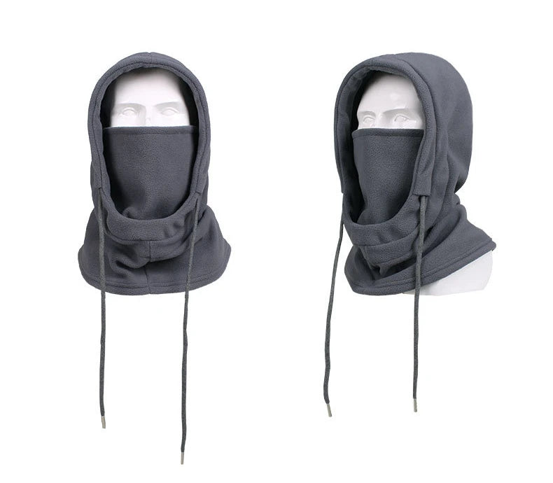 Cagoule Polaire Adulte 3-en-1 - Masque, Tour de Cou & Bonnet Coupe-Vent