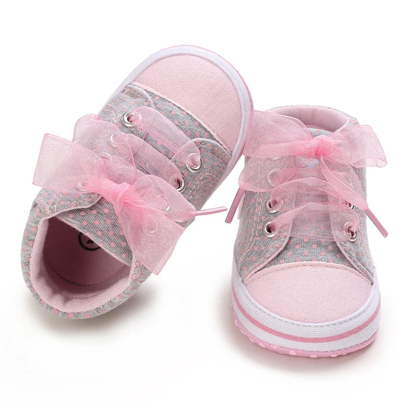 Chaussures Bébé Fille Rose Semelle Souple – Ballerines Légères Confortables Premiers Pas Casual