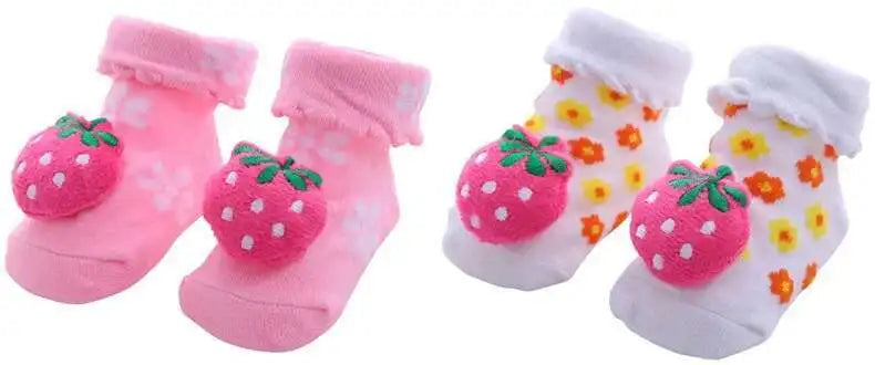 Chaussettes Bébé Unisexe Motifs Animaux Cartoon – Antidérapantes Nouveau-Né Toddler Cadeau Naissance