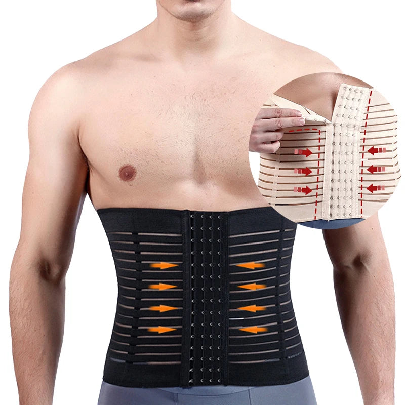 Ceinture Gainante Homme Ventre Plat – Corset Amincissant & Compression Abdominale | Fitness, Sport & Silhouette