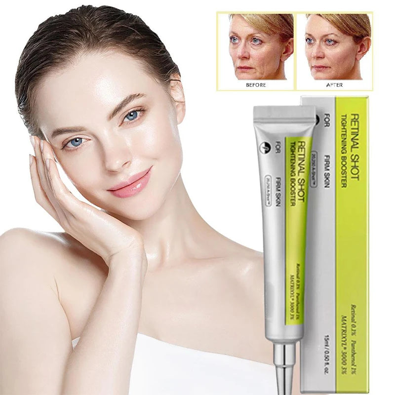 Crème Contour des Yeux Coréenne Rétinol – Anti-Rides, Cernes, Poches & Hydratation Intense