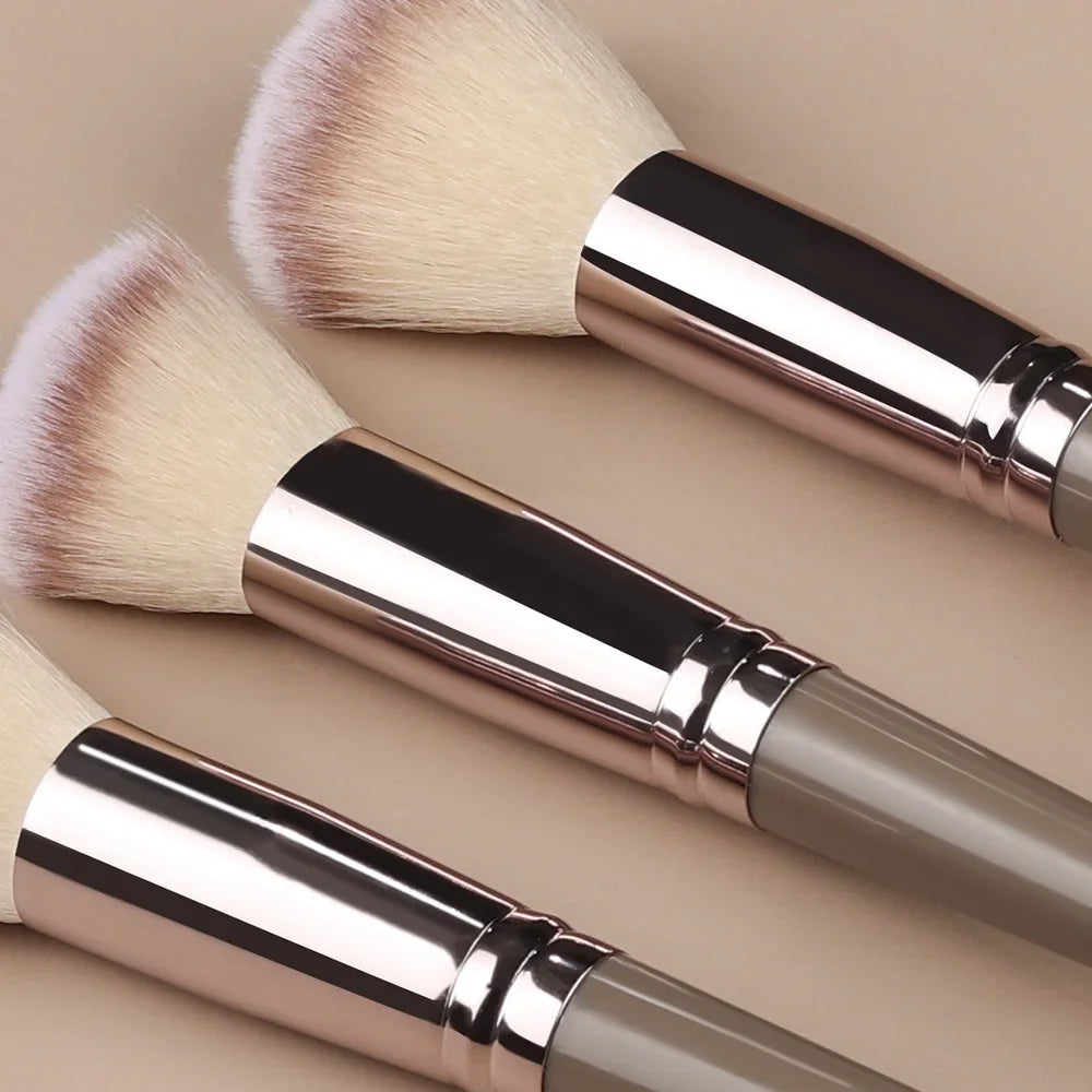 Set Pinceaux Maquillage Professionnel 1 à 20 Pcs – Blush, Highlighter, Fond de Teint & Fard | Ultra-Doux Femme